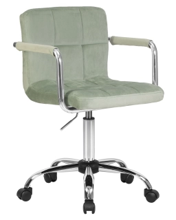 офисный стул 9400-LM TERRY, цвет сиденья мятный велюр (MJ9-87)
