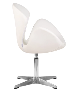 69A-LMO SWAN, цвет сиденья белый (P23), алюминиевое основание