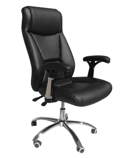 офисный стул 105M-LMR, цвет сиденья чёрный