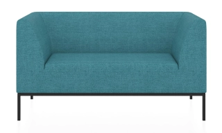 Офисный диван УЛЬТРА 2.0 2-х местный диван бирюзовый Twist 9011