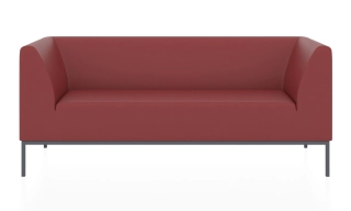 УЛЬТРА 2.0 3-х местный диван красный P2 euroline 7024