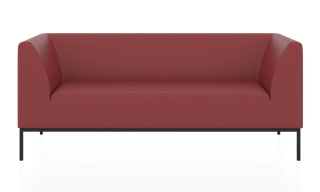 УЛЬТРА 2.0 3-х местный диван красный P2 euroline 9011