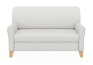 ЕВРОПА Вуд 2-х местный диван ультра белый ИК Домус