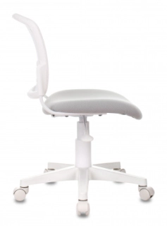 офисный стул Бюрократ CH-W296NX белый сиденье серый