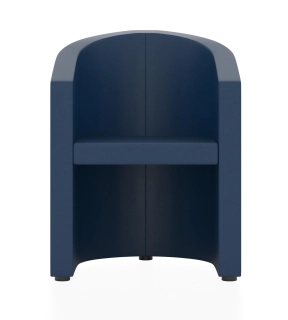 Офисный диван ФОРУМ кресло стационарное бриллиантово-синий P2 euroline