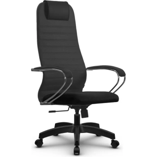 офисный стул SU-BK131-10 Pl темно-серый/черный