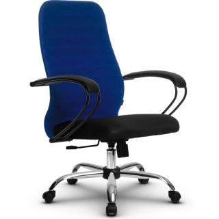 офисный стул SU-СК130-10 Ch синий/черный