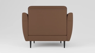 Офисный диван Монако кресло   коричневый
